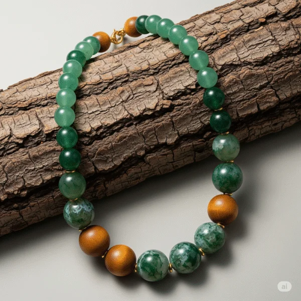 Forest Whisper Beaded Necklace