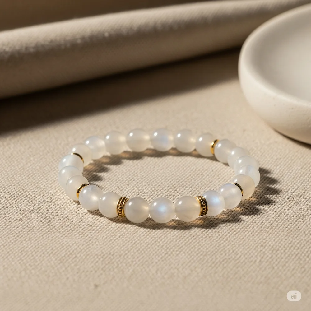 Serene Moonstone Bracelet - Image 1